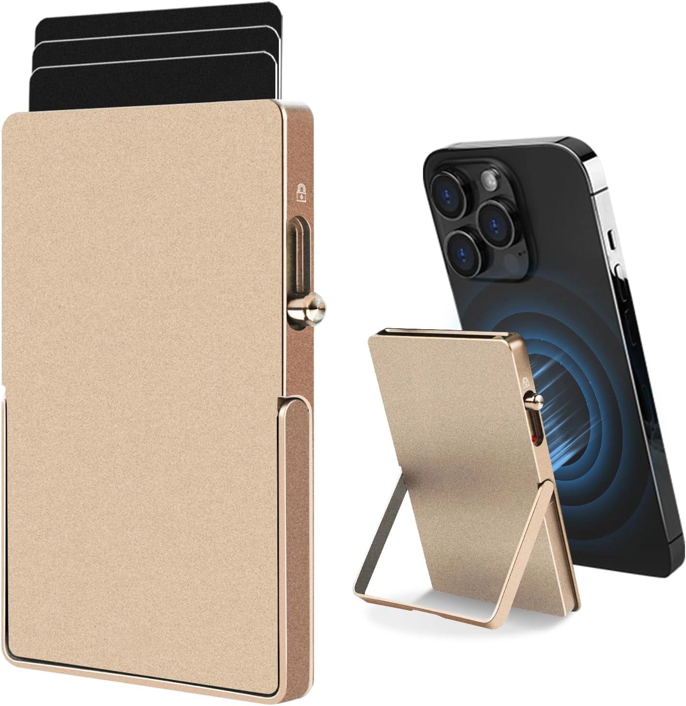 Champagne Gold Magsafe Wallet